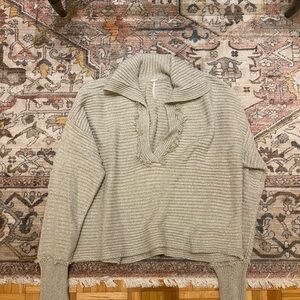 Cozy Knit Sweater in Olive Green